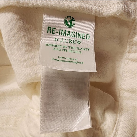 J. Crew Wide-leg denim trouser in‎ white size 32 - Picture 12 of 14